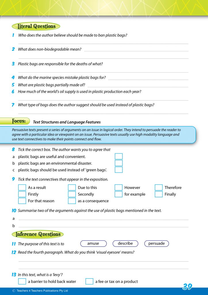 Teachers 4 Teachers Reading Conventions Example